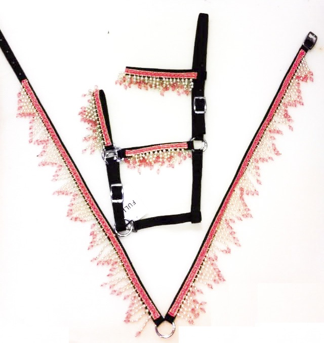 Laced halter set