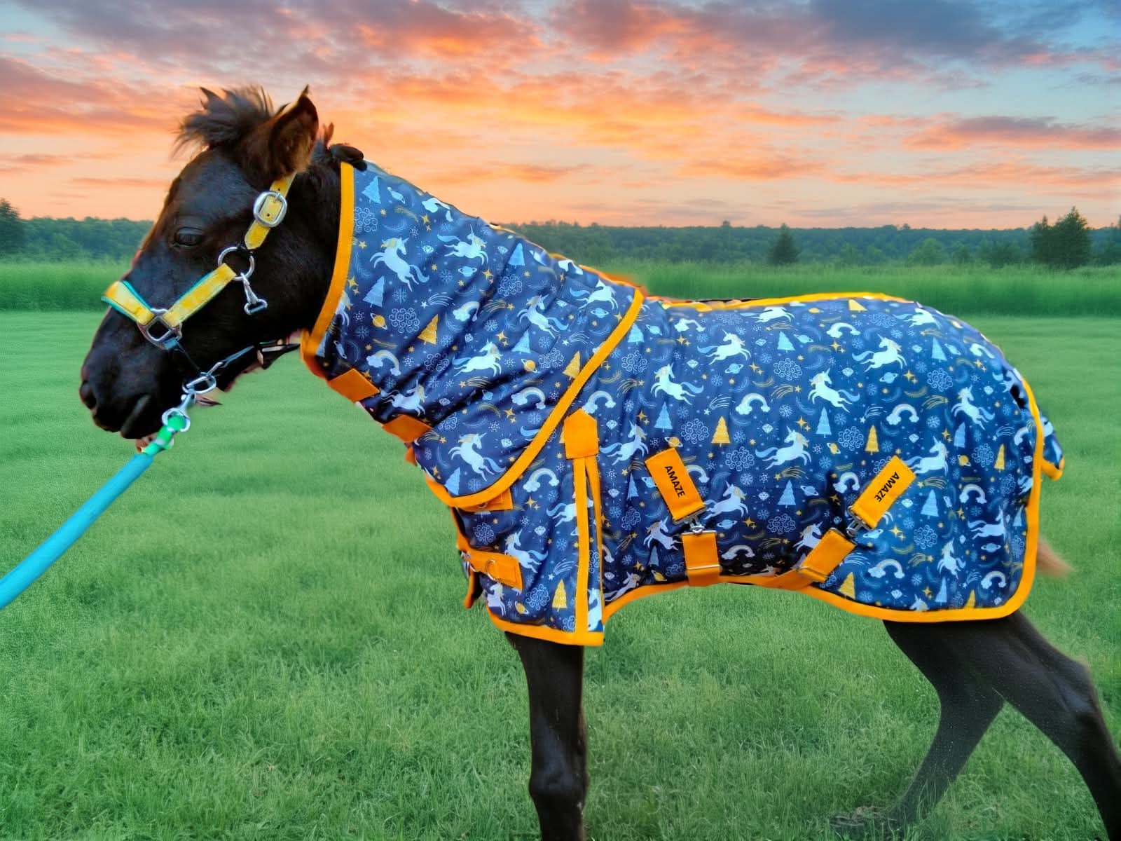 Turnout Unicorn printed