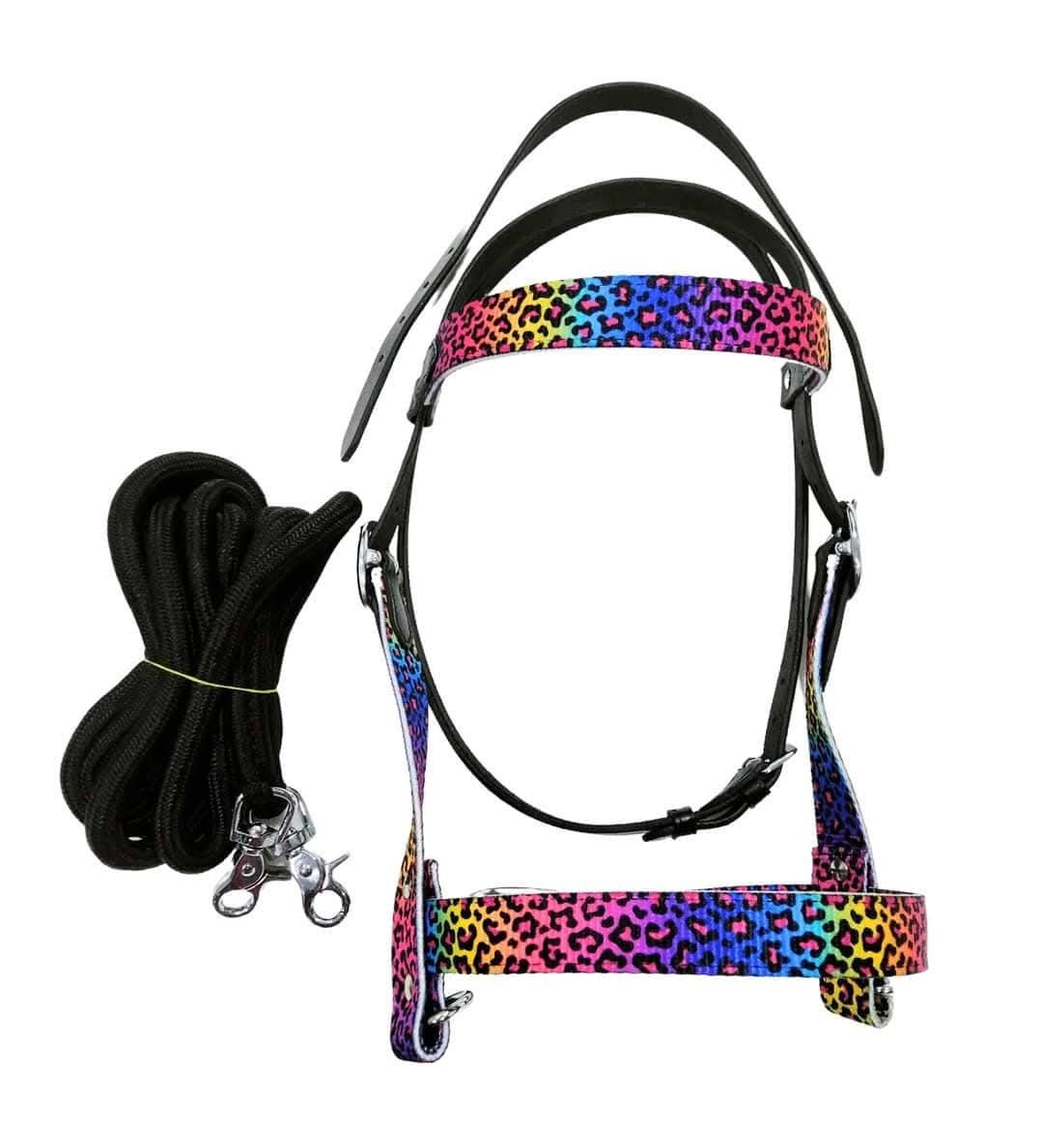 Leather Cheetah Bridle