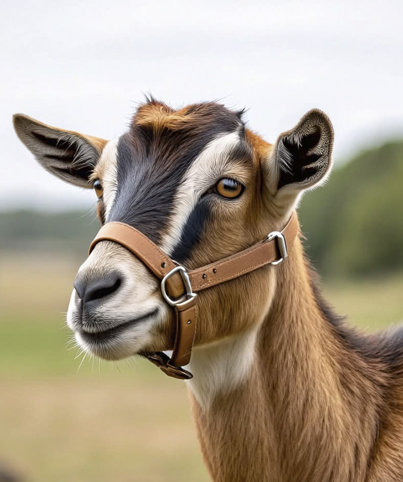 Goat Leather Halter