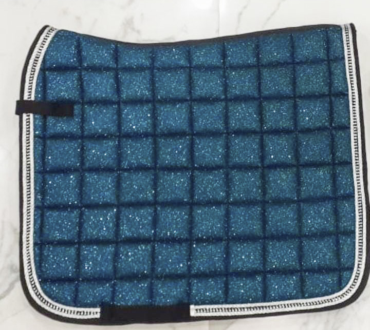 Glitter saddle pad